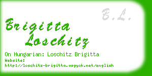 brigitta loschitz business card